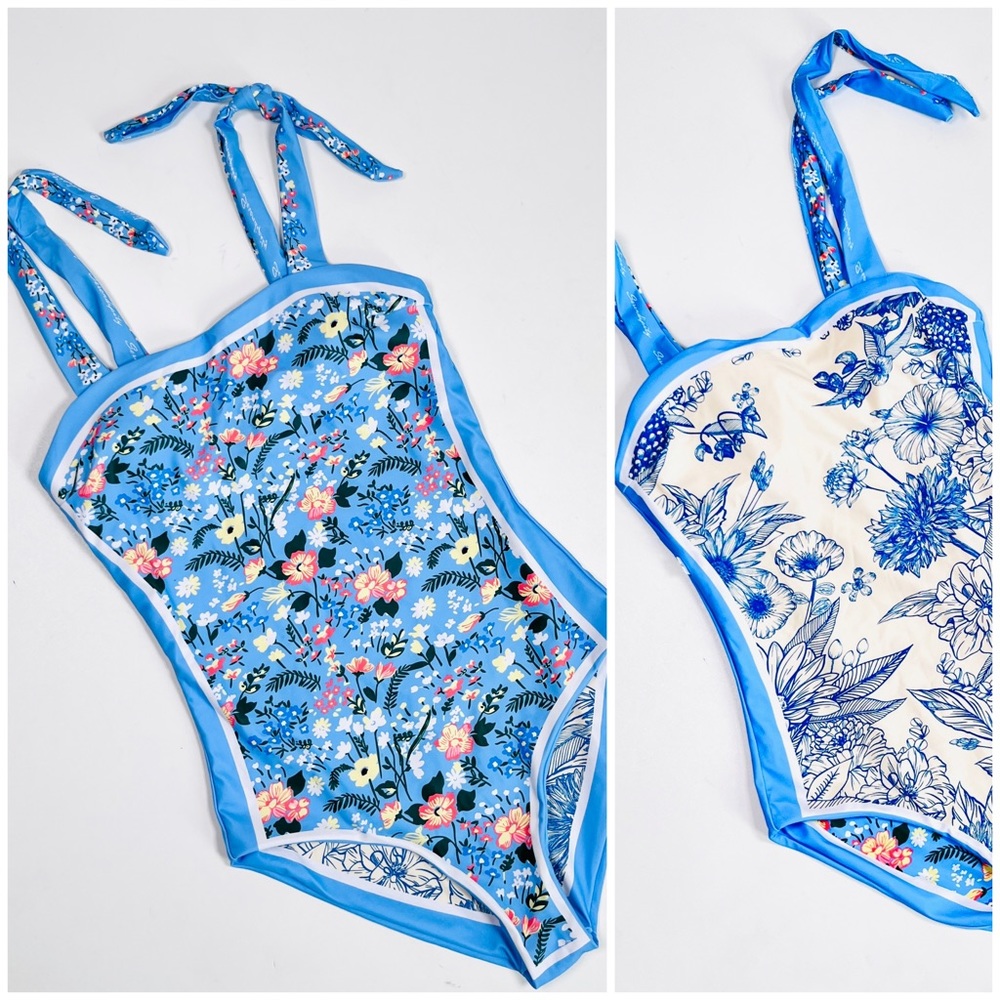 NEW no tags SERENDIPITY reversible swimsuit
